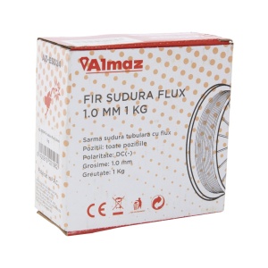 Sarma de sudura Almaz, cu flux, Ø1.0mm, greutate 1 Kg - Img 2