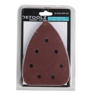 Set hartie abraziva 135x95mm P120 7 gauri (10/set) - Img 3