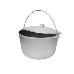 Ceaun tuci aluminiu alimentar cu capac, capacitate 24 litri ROTOR - Img 4