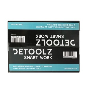 Mini aragaz portabil, Detoolz, 2.8kW, 1 ochi, Piezo - Img 4