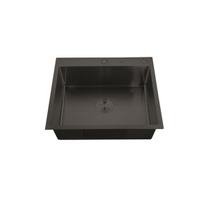 MIXXUS HM5843-215 NANO-BLACK (3.0/0.8) chiuveta bucatarie din inox - Img 2