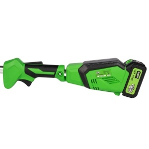 Motocoasa (Trimmer) electrica Micul Fermier 20V, 2 acumulatori 4Ah, maner simplu, motor fara perii - Img 4