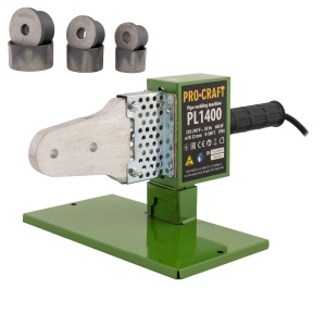 Plita PPR Procraft PL1400, ciocan sudura 600W, 50-300 grade, 20 25 32 mm