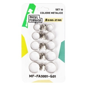 Set 10 Coliere Metalice Micul Fermier Ø8mm-27mm - Img 2