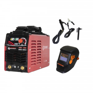 Set Invertor sudura MMA TEMP, 330A, Semi-Profesional, max 4 mm electrod + Masca STROMO SX5000B, Cameleon, Cristale Lichide, Automat+Reglaj, DIN 13 - Img 5
