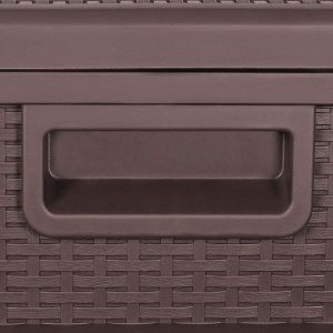TM-SBR46 TOUGH MASTER 460L Storage Box Rattan style, coffee, no hinge - Img 3