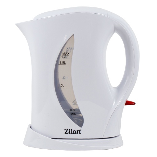 Cana fierbator electrica Zilan, 1.7L, 2200W, fara fir, element de incalzire ascuns, oprire automata, 23x25x15 cm, ZLN8496
