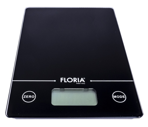 Cantar bucatarie digital Zilan, din sticla, 3kg, negru, display LCD, 21x15x2 cm, ZLN1686