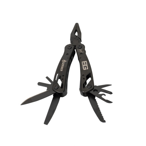 Cleste multifunctional pliabil Z-TOOLS, lung, standard, de sarma, deschizator de sticle, surubelnita stea, desfacator de conserve, fierastrau, cutit, surubelnita dreapta, pila, cheie pentru biti, 13x8x5 cm, 2kg, ZTS8276