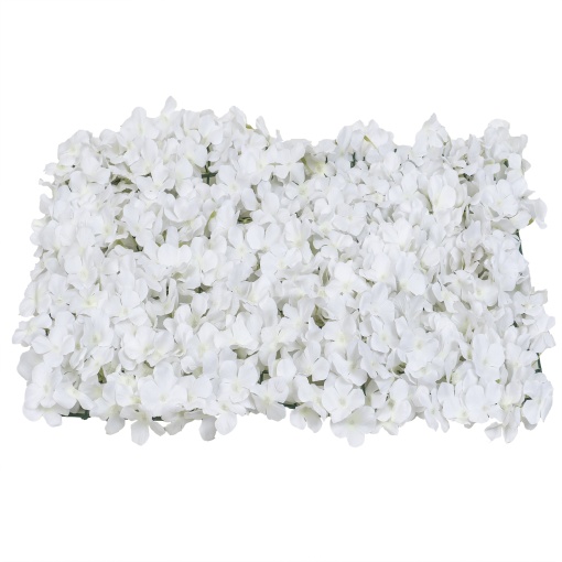 Covor flori artificial Zilan, 40x60 cm, alb, utilizare interior/exterior, SL015_alb