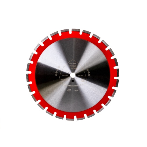 Disc diamantat Klingspor DT 902 B, 450 mm, 3.7 mm, 25.4 mm, 26 segmente, performante de taiere, uscat, polizor unghiular, EXT325138