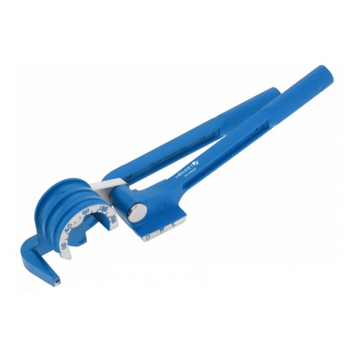 Instrument de indoit teava HOGERT, pentru tevi cupru si aluminiu, unghi de indoire 0-180°, manere ergonomice anti-alunecare, 26x10x6 cm, HT1P630