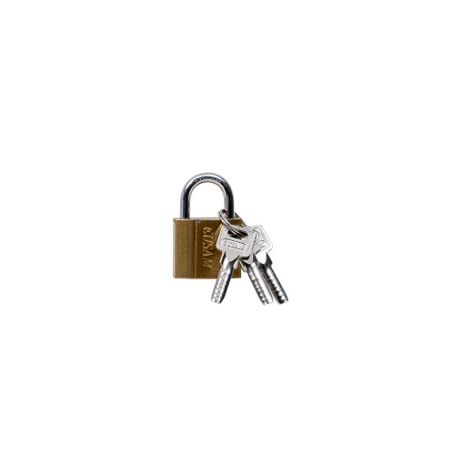 Lacat Zilan auriu 32mm cu 3 chei, dimensiuni 5x4x3 cm, greutate 1kg, 4619