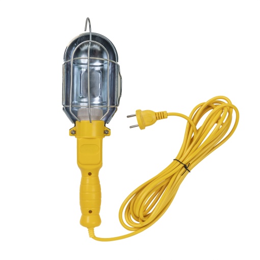 Lampa de lucru Zilan, portabila, 100 W, 5 m, galben, 10x9 cm, ZLN1120
