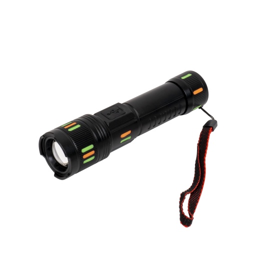 Lanterna de mana LED Z-TOOLS, 3 moduri de intensitate, incarcare USB, 16cm lungime, 4cm diametru, ZTS8996