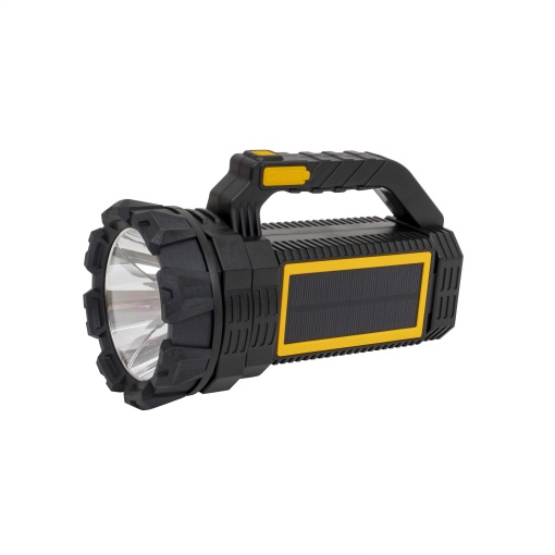Lanterna de mana Z-TOOLS cu incarcare solara si USB, 3 moduri lumina, lungime 21cm, diametru 11.5cm, ZTS8962