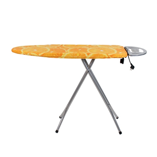 Masa de calcat Zilan cu cadru metalic, inaltime ajustabila 0-112 cm, dimensiuni 112x37 cm, priza, husa detasabila, 4.25 kg, ZLN2258