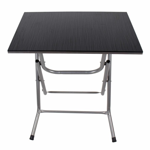 Masa plianta Z-tools, 60x80 cm, inaltime 75 cm, MDF laminat, picioare metalice, negru, ZTS5446