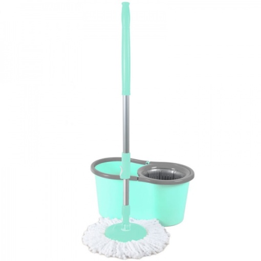 Mop si galeata Zilan, mop rotativ 360 grade, capacitate galeata 12L, dimensiuni 45x26x22 cm, 120 cm, ZLN1389