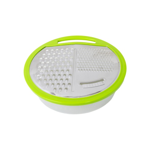 Razatoare Zilan cu recipient detasabil din plastic, capac, verde, curatare masina de spalat vase, 10x10x15 cm, CC9865
