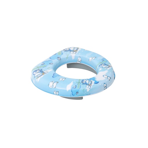 Reductor WC copii Zilan, burete moale, 30x28 cm, plastic, diverse culori, ZLN2241_1