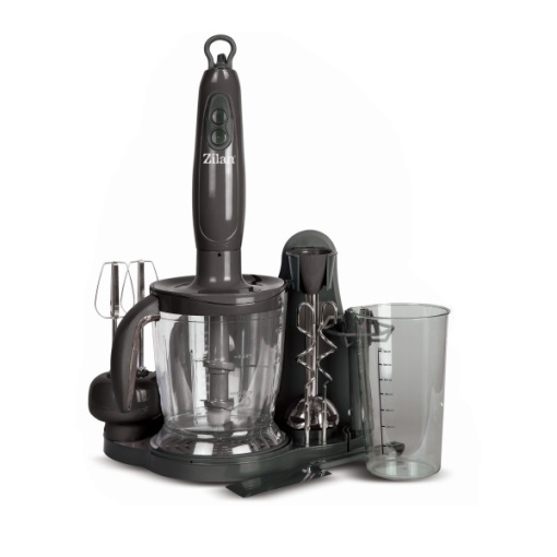 Set blender Zilan cu cana si accesorii, putere 700W, 2 viteze, accesorii procesare 1L, 25x10x10 cm, ZLN5343