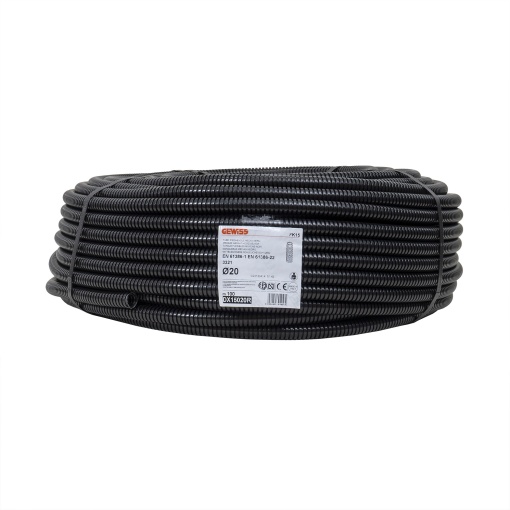 Tub flexibil Gewiss, diametru 20mm, lungime 100ml, 60x60x18 cm, 5kg, DX15020R