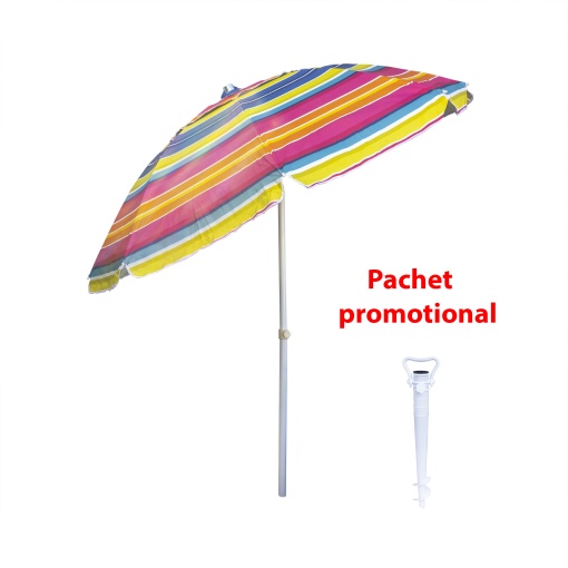 Umbrela de soare ZTS cu diametru 2m, inaltime 2.1m, suport ajustabil tip burghiu, 39cm, ZTS8487_2