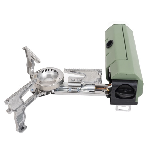 Aragaz camping Z-Tools, alimentare butelie, 2600W, 27.5x10.5x8 cm, greutate 1.23 kg, kaki, ZTS9081