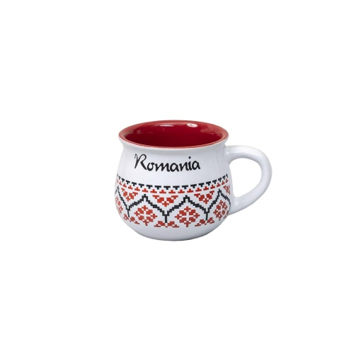 Cana pentru cafea Zilan Romania, 200ml, dimensiuni 8x8x7.5 cm, EXT10784