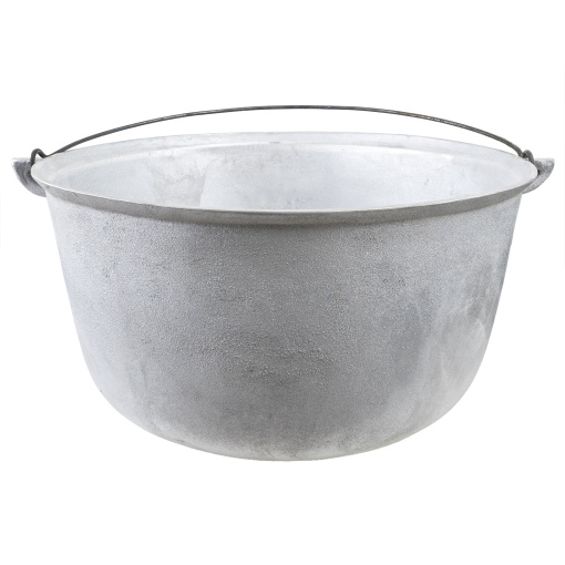 Ceaun aluminiu Zilan, capacitate 50L, diametru 66 cm, inaltime 32 cm, grosime 5 mm, EXT8033