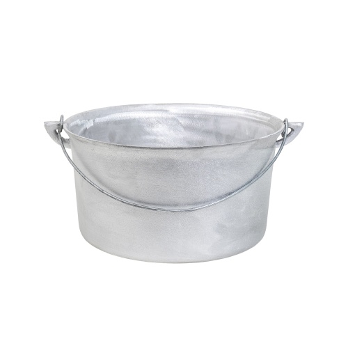 Ceaun aluminiu Zilan, capacitate 8L, fund drept, 30 cm, cod EXT8039_1