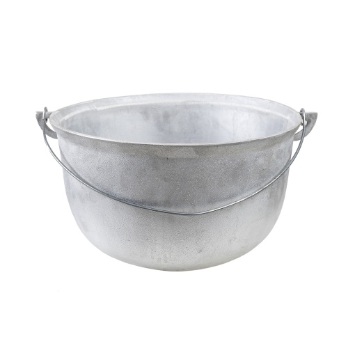Ceaun tuci aluminiu alimentar Zilan, capacitate 40L, fund rotund, 60x60x40 cm, EXT8054