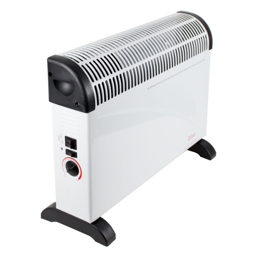 Convector electric Zilan, Turbo 3 trepte de incalzire, termostat reglabil, protectie supraincalzire, 2000W, 10.5x53x33.5 cm, ZLN6850