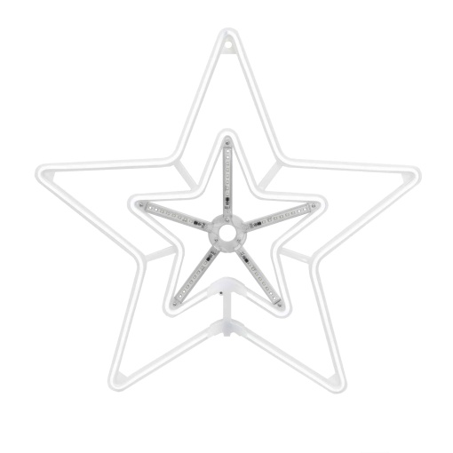 Deco LED fereastra Zilan, forma stea, 57x55 cm, EXT10381
