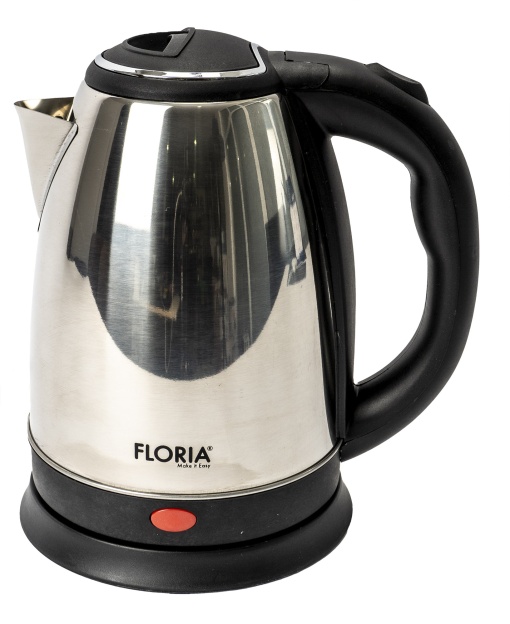 Fierbator inox Floria, capacitate 1.8L, putere 1500W, indicator luminos, protectie supraincalzire, 220-240V, ZLN2768