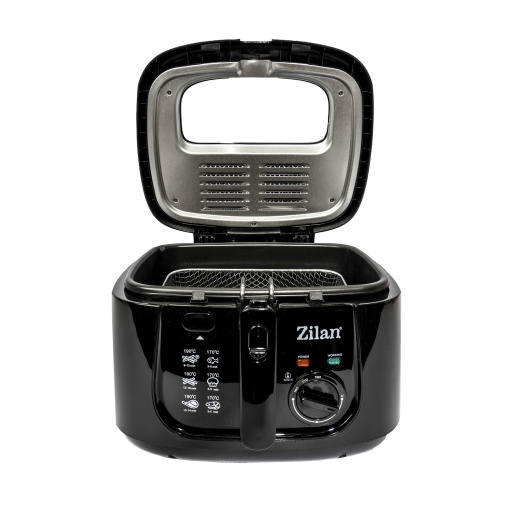 Friteuza Zilan 1800W, capacitate ulei 2.5l, 6 programe, negru, 24x31x23 cm, ZLN2317