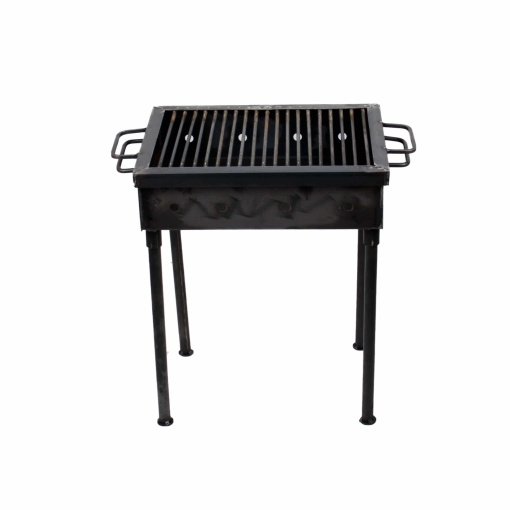 Gratar carbune Z-tools, mobil, metal, 40x30 cm, 10 cm inaltime, negru, 7.5 Kg, 5207