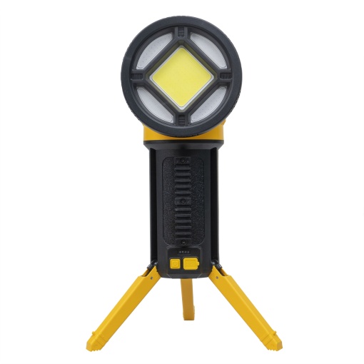 Lanterna proiector Zilan, 5 moduri de iluminat, suport trepied, incarcare USB, 42.5cm inaltime cu trepied, 35x15x15 cm, ZTS8201