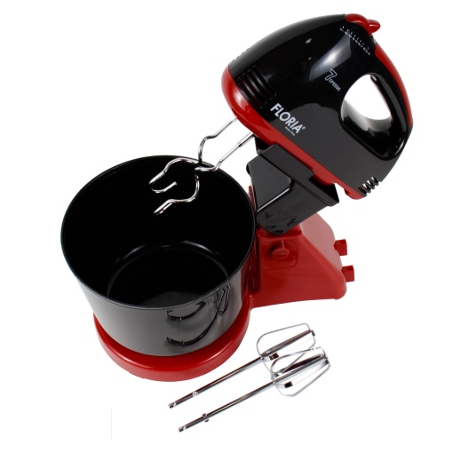 Mixer cu bol Zilan 300W, 2.5L, 7 viteze, plastic, buton eliberare, 38x23x25 cm, ZLN7574