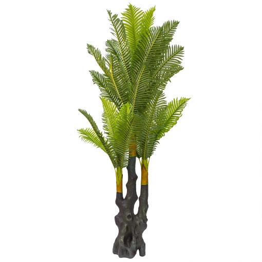 Palmier artificial Zilan, verde, inaltime 150 cm, interior/exterior, CD4102