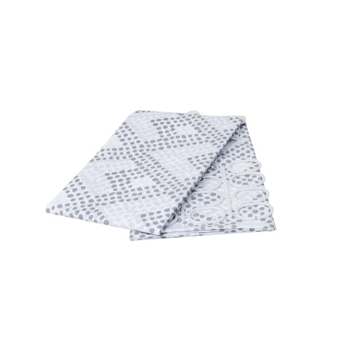 Perdea dus Z-TOOLS, poliester, transparenta, 180x200 cm, 12 carlige, CC9832_2