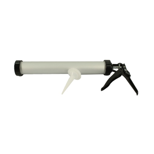 Pistol manual aplicare silicon Zilan, tub aluminiu, pentru silicon tip salam, 30x10x5 cm, ZLN2523