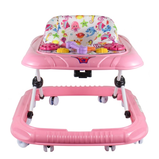 Premergator Zilan cu scaun reglabil, 10 roti pivotante, 64x58x74 cm, greutate 3 kg, ZLN1077_5