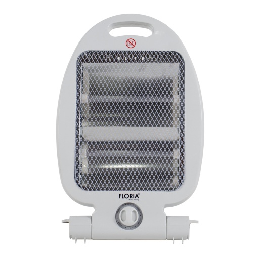 Radiator portabil Zilan cu 2 tuburi quartz, 2 trepte putere 400W/800W, talpa siguranta, termostat ajustabil, 36x37x43 cm, ZLN8380