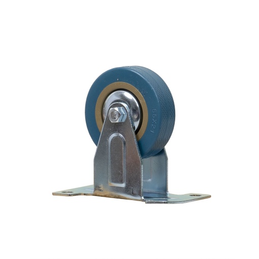 Roata pentru mobila Zilan, cauciuc, diametru 3 inchi, lungime suport 9.8cm, latime suport 5.7cm, ZTS8122