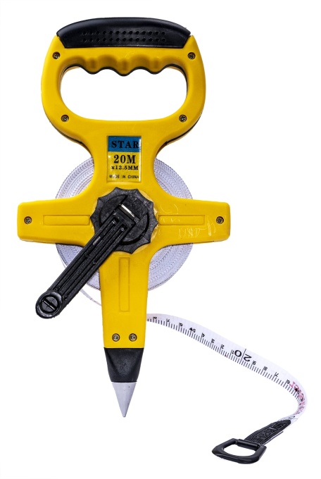 Ruleta Z-tools, galben, 15.5x3x29.5 cm, mecanism cu manivela, ZTS5474