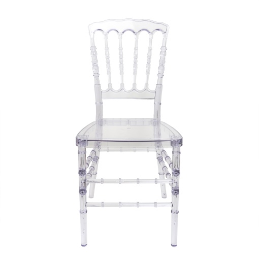 Scaun din policarbonat transparent Zilan, 40x40x90 cm, greutate maxima 160 kg, rezistent UV, 5 kg, SL284