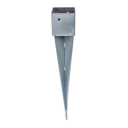 Suport stalp metalic Zilan, lemn 80x80mm, lungime 49 cm, ZTS5507