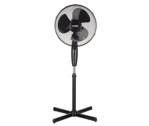 Ventilator cu picior Floria, 40W, diametru 40 cm, inaltime reglabila 98-130 cm, oscilatie 90°, 3 trepte de viteza, ZLN1181
